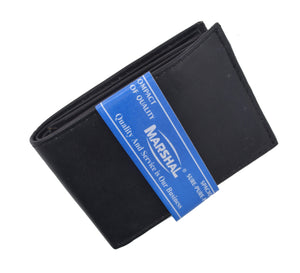 Soft Lambkin Leather Removable Flap ID Card Holder Bifold Wallet 1143-menswallet