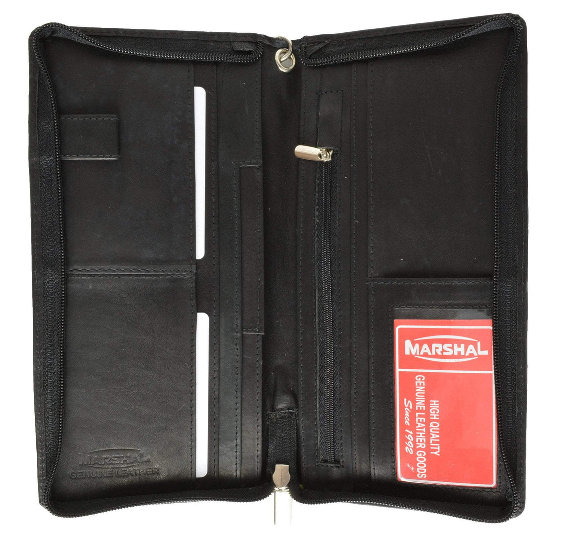 Top Grain Genuine Leather Travel Organizer Wallet Passport Holder 563 CF (C)-menswallet