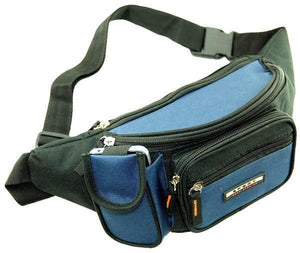 Unisex Nylon Fanny Pack Waist Bag with Cell Phone Pouch 92-0101 (C)-menswallet