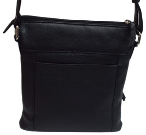 Women's Premium Genuine Leather Organizer Purse Ladies Crossbody Shoulder Bag-menswallet