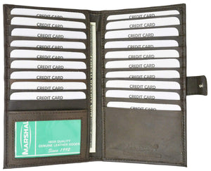 100% Soft Premium Genuine Leather Bi fold Card Holder P 1629-menswallet