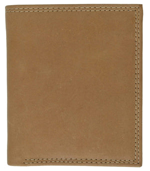 Leather Hunter Bifold Wallet-menswallet