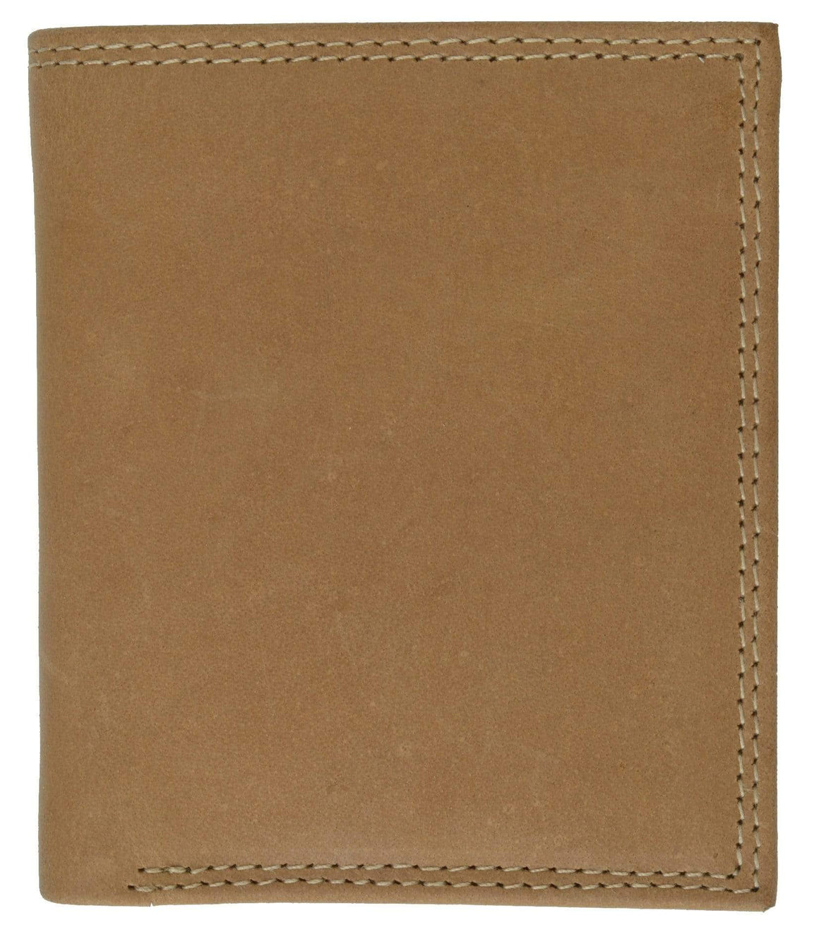 Leather Hunter Bifold Wallet - wallets for men's at mens wallet