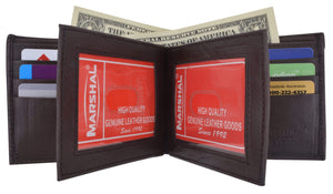 Men's Genuine Lamb Leather Multi Pocket Wallet 1852-menswallet