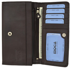 Moga Premium Quality Leather Ladies Credit Card ID Money Coin Holder Wallet 92547-menswallet