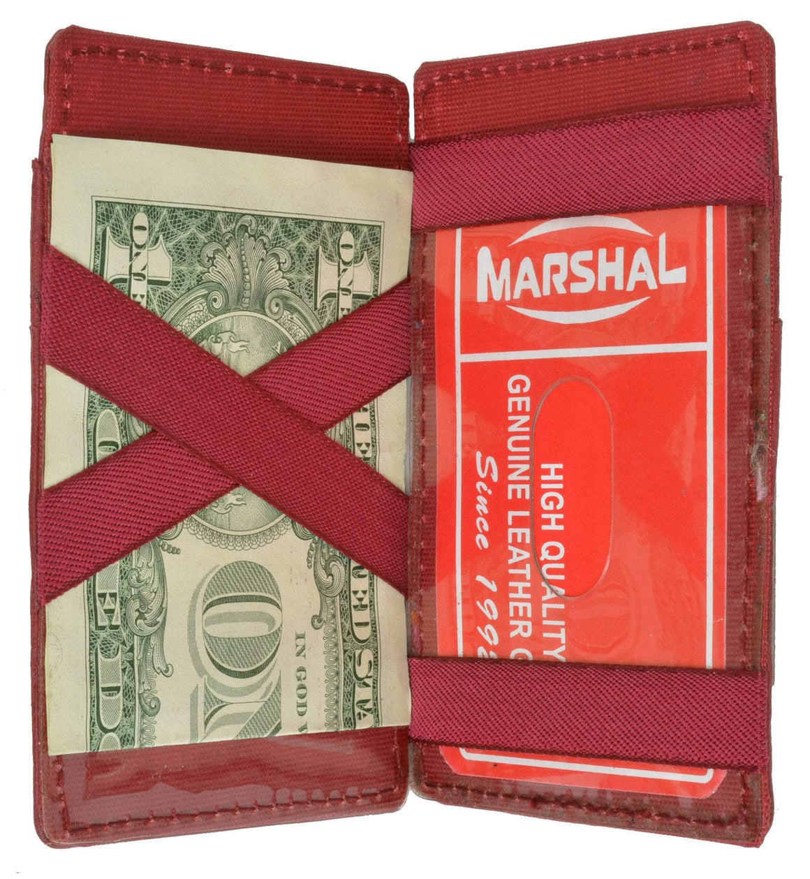 Small Genuine Leather Mens Magic Card Holder Wallet 1420 (C) - wallets for men's at mens wallet