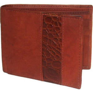 Special Series Mens Leather Flap Up ID Bifold Wallet 5592 CF-menswallet