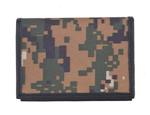 Camo RFID Blocking Premium Leather Business Card Holder Expandable Camouflage-menswallet