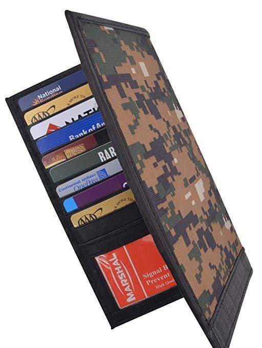 Camouflage Mens RFID Blocking Deluxe Credit Card Case Camo Wallet ...