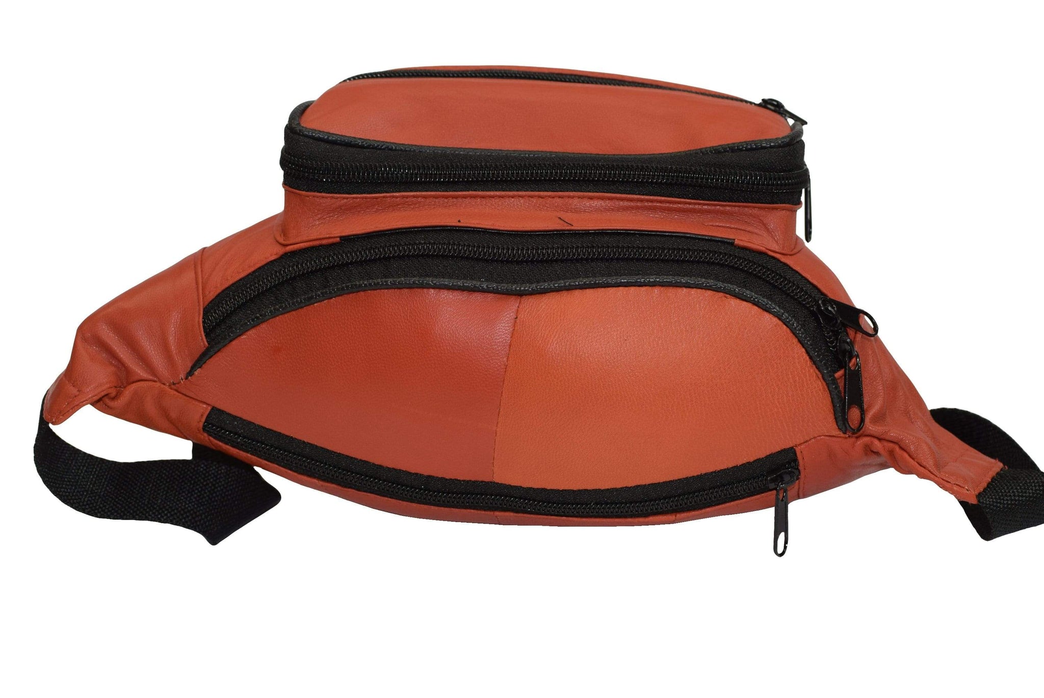 Genuine Leather Waist Fanny Pack Belt Bag Pouch Travel Hip Purse Men Women Many Colors 005C (C)-menswallet