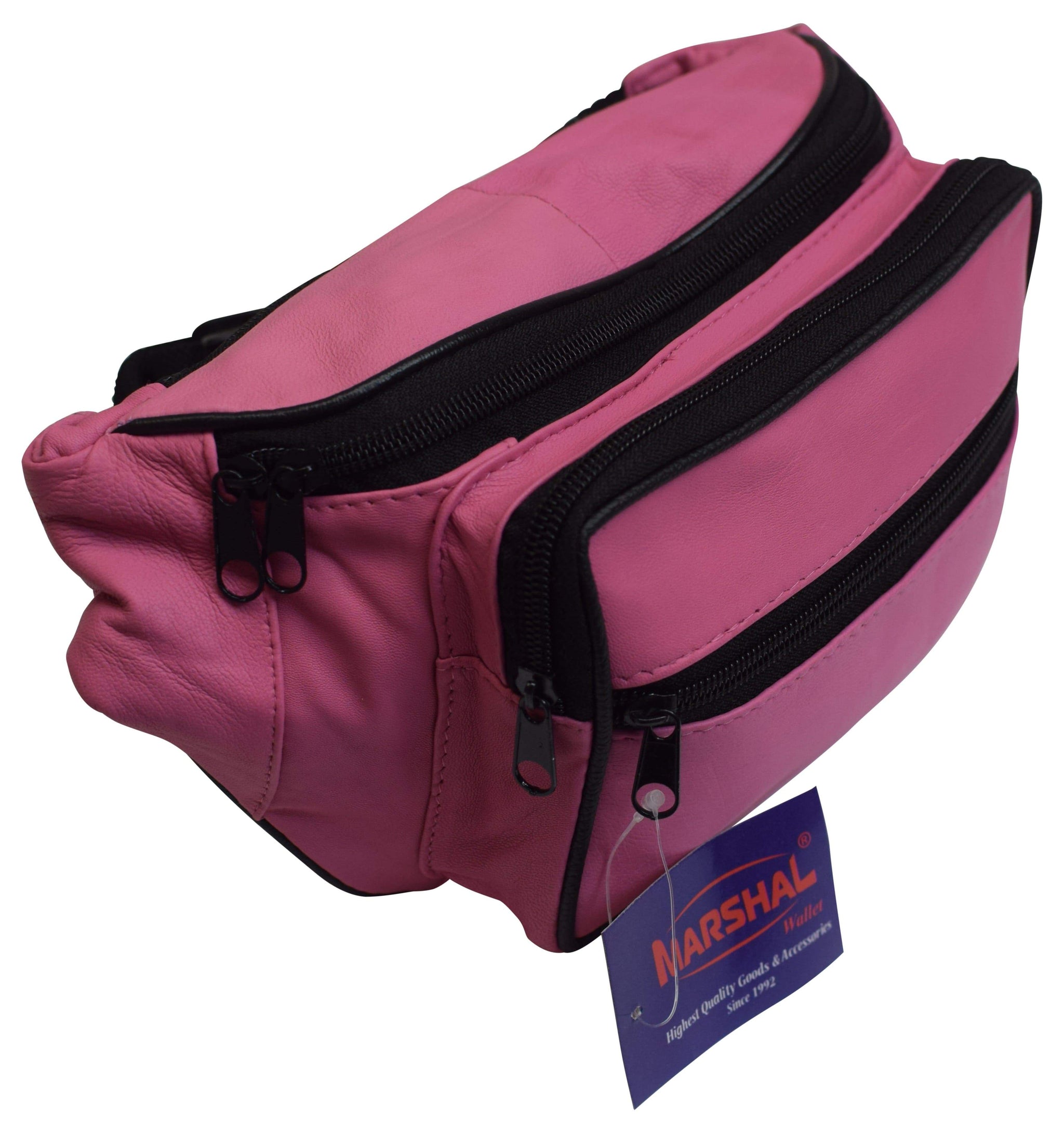 Genuine Leather Waist Fanny Pack Belt Bag Pouch Travel Hip Purse Men Women Many Colors 005C (C)-menswallet