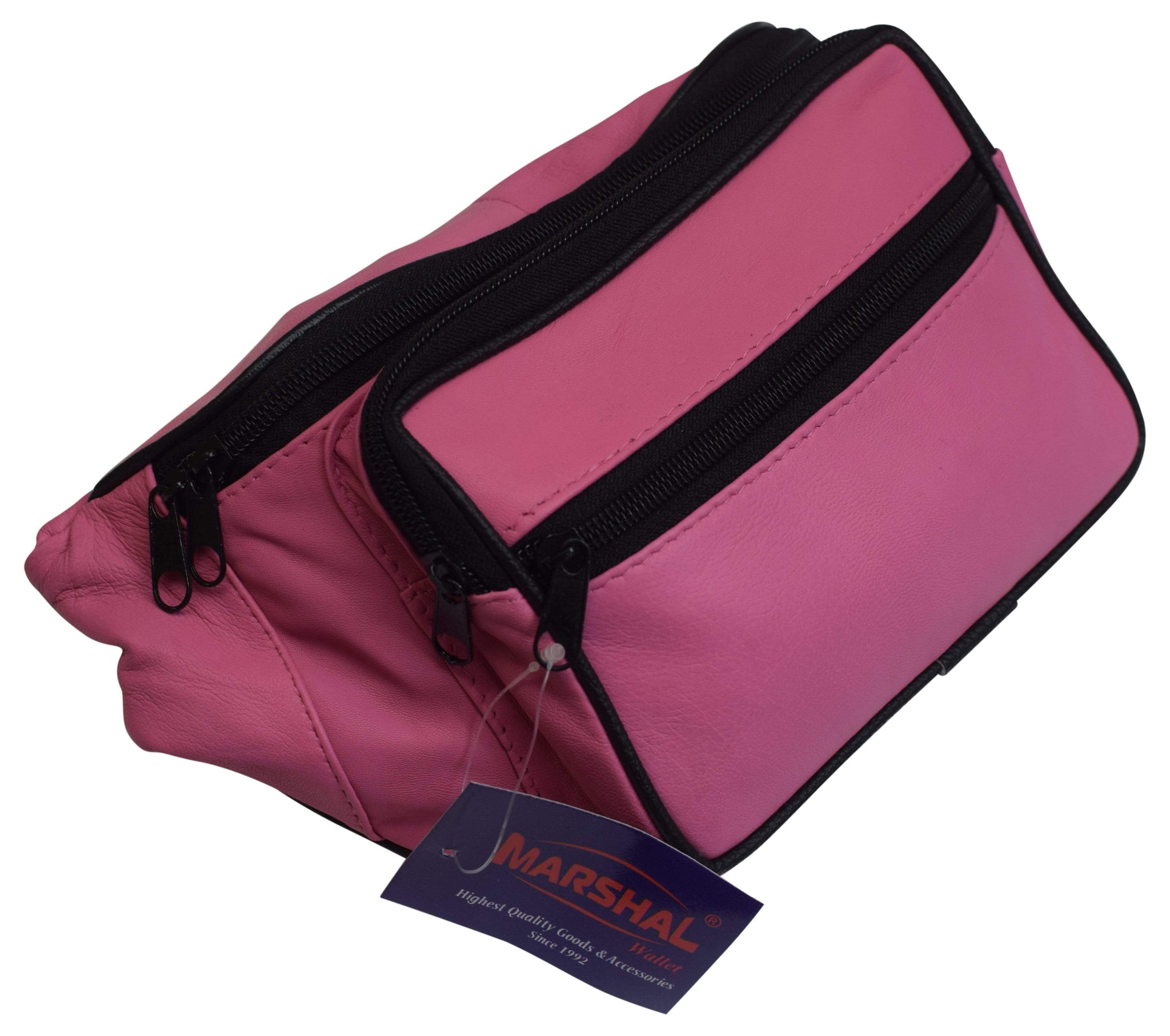 Genuine Leather Waist Fanny Pack Belt Bag Pouch Travel Hip Purse Men Women Many Colors 005C (C)-menswallet