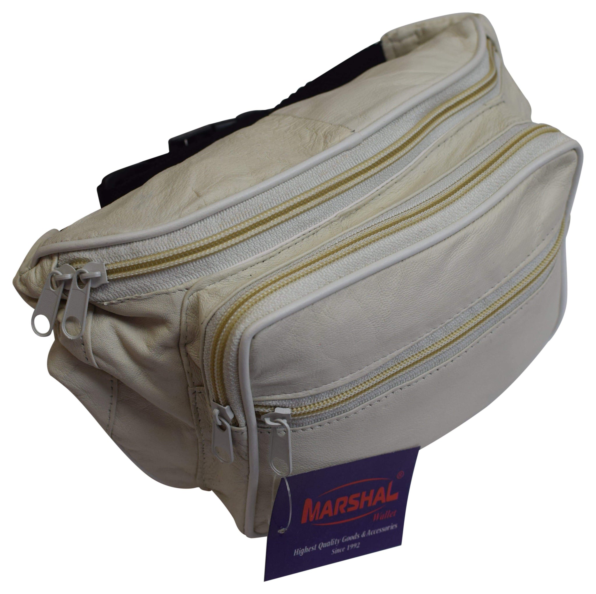 Genuine Leather Waist Fanny Pack Belt Bag Pouch Travel Hip Purse Men Women Many Colors 005C (C)-menswallet