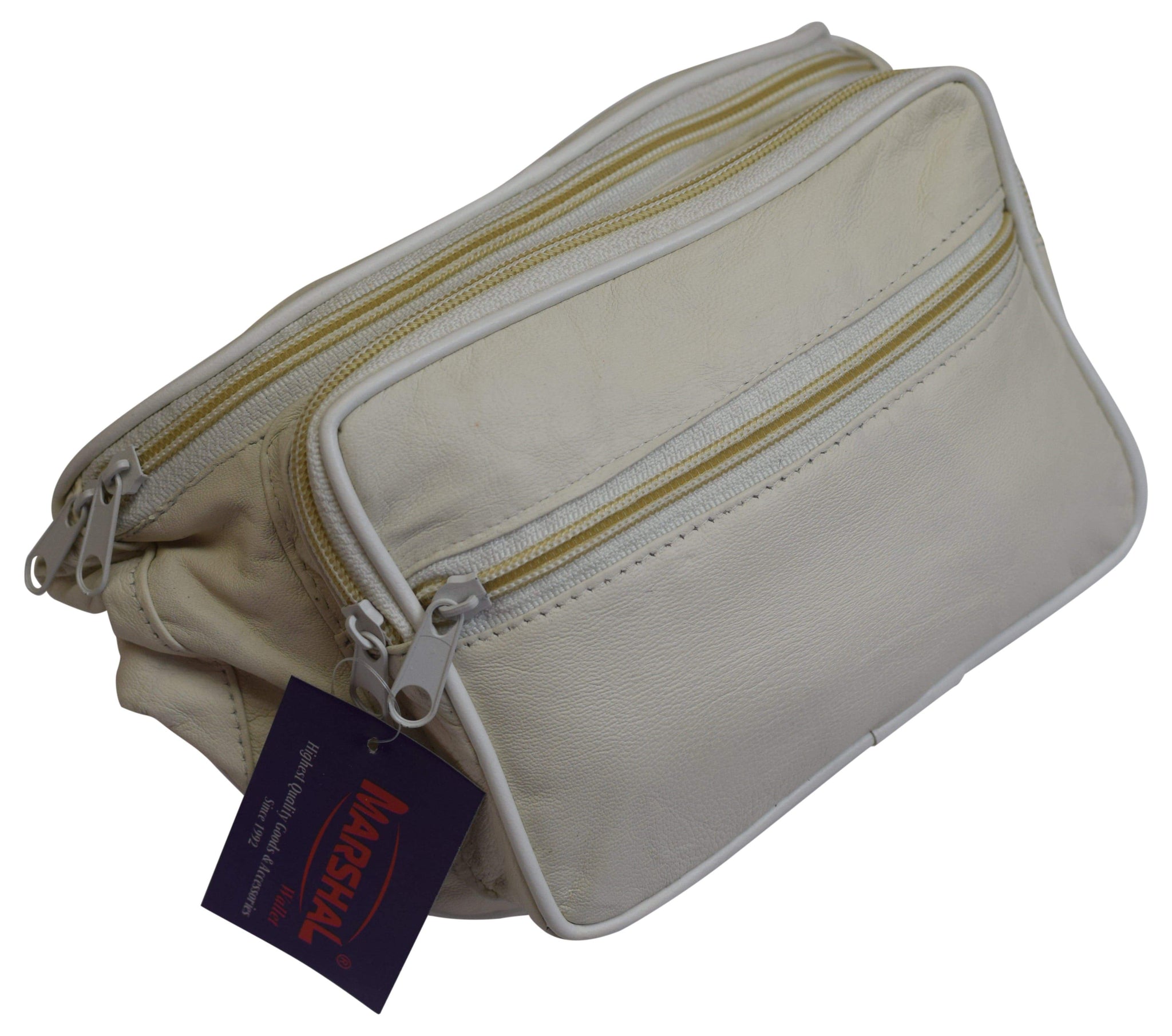 Genuine Leather Waist Fanny Pack Belt Bag Pouch Travel Hip Purse Men Women Many Colors 005C (C)-menswallet