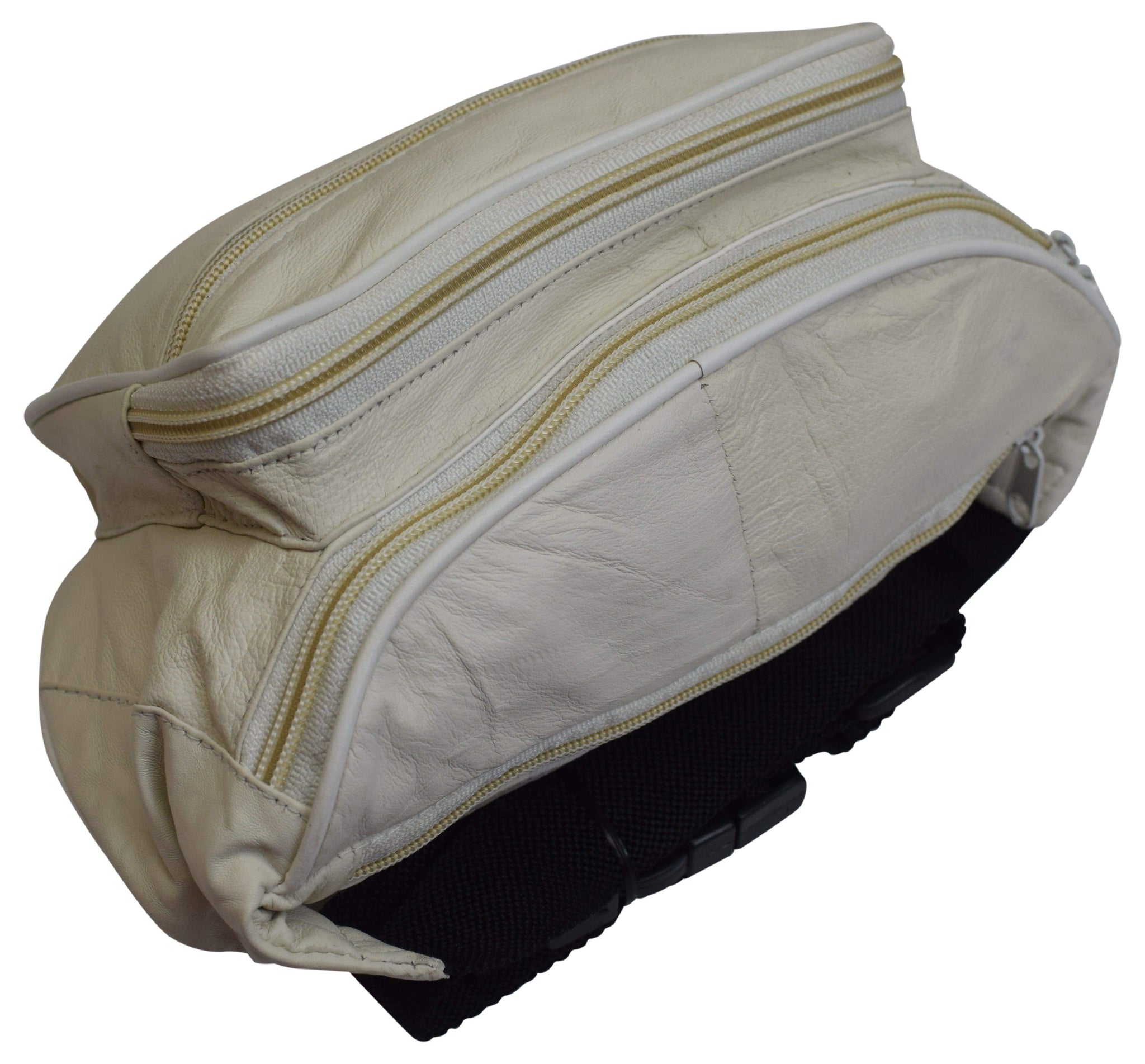 Genuine Leather Waist Fanny Pack Belt Bag Pouch Travel Hip Purse Men Women Many Colors 005C (C)-menswallet