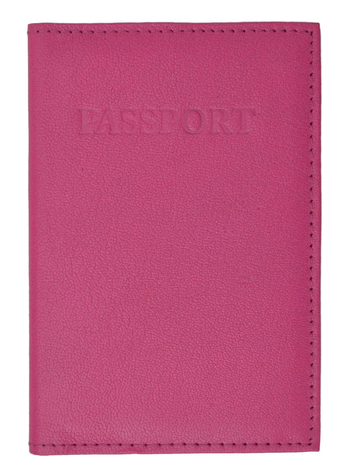 Travel Genuine Leather Passport Card Holder Case Protector Cover Organizer Wallet 151 CF BLIND (C) - wallets for men's at mens wallet