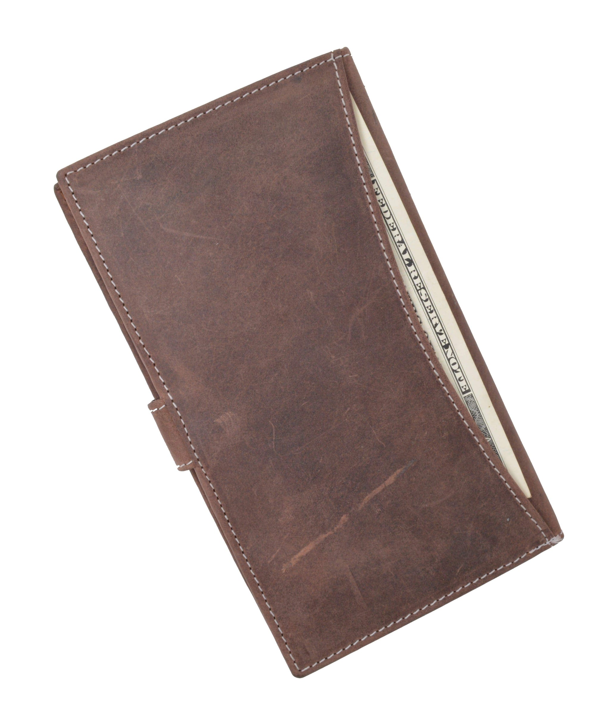 Marshal Wallet Men's RFID Blocking Soft Vintage Genuine Leather Bifold Credit Card Holder with Button Closure Rfid1629htc, Adult Unisex, Size: One