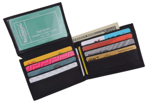 Men's Slim Bifold Soft Leather Credit Card ID Holder Wallet-menswallet