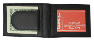 Mens Genuine Leather Credit Card ID Holder Bifold Money Clip Wallet 88 (C)-menswallet