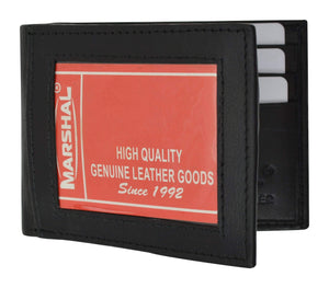 Mens Genuine Leather Credit Card ID Holder Bifold Money Clip Wallet 88 (C)-menswallet