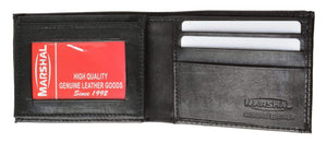 Mens Key ID Holder Soft Leather Bifold Wallet 2553-menswallet