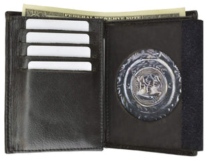 Mens Leather Wallet Badge ID Holder 2515 TA (C)-menswallet