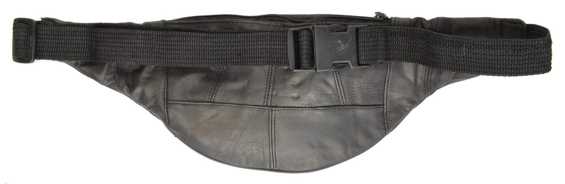 Multiple Pocket Genuine Leather Waist pack, Slim Fanny Pack with Cellphone Pocket and Adjustable Waist Strap 148 (C) - wallets for men's at mens wallet