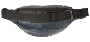 Genuine Leather Fanny Pack Pouch Waist Bag Slim Design Many colors 006C (C)-menswallet