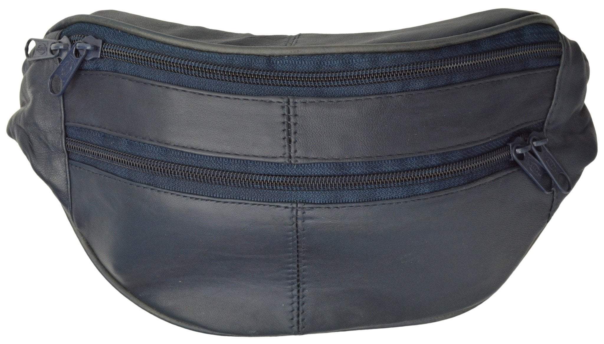 Slim Design Leather Fanny Packs Many Colors 7310 (C) - wallets for men's at mens wallet