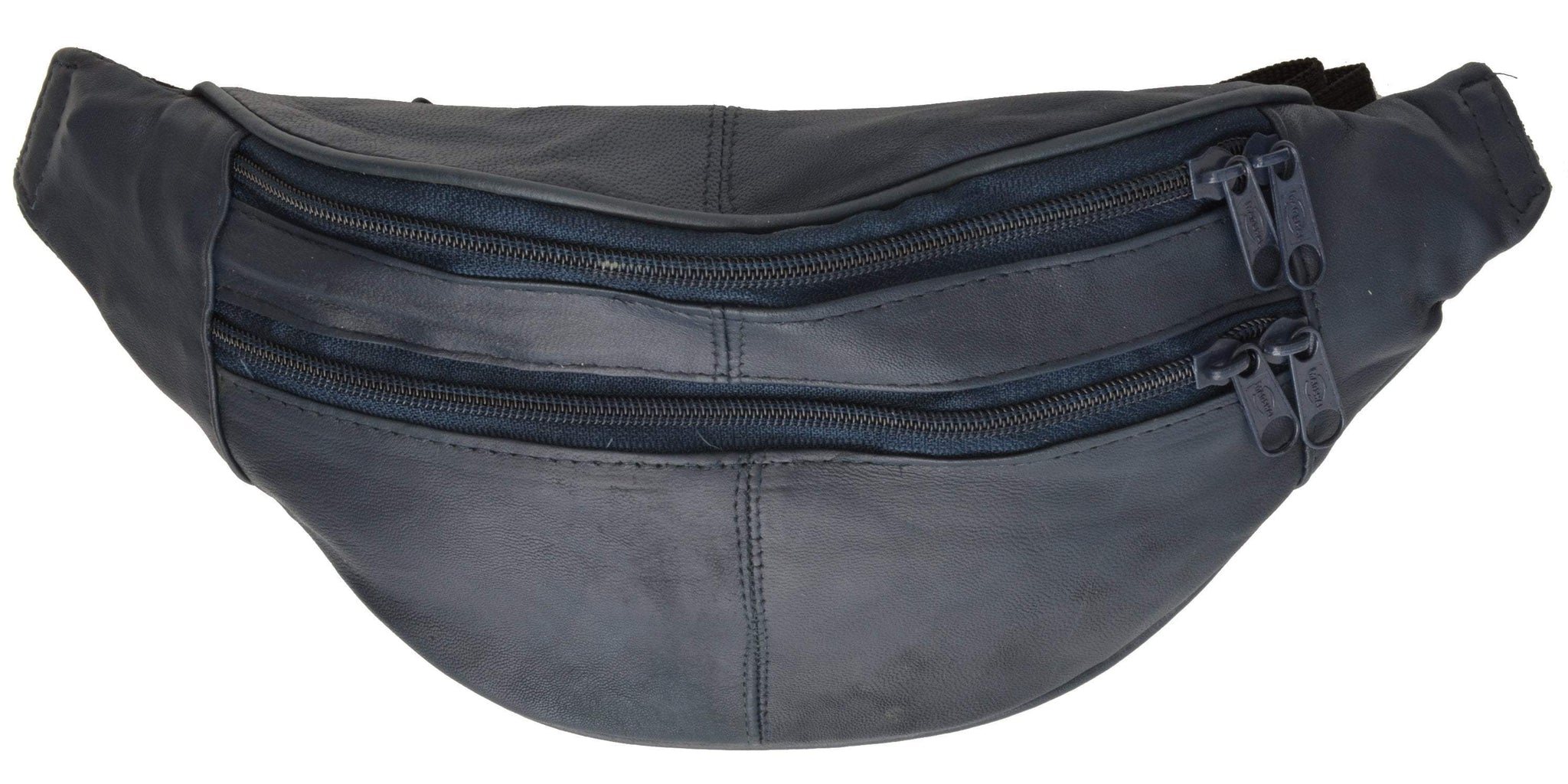 Slim Genuine Leather Waist Pouch Fanny Pack Multiple Colors - wallets for men's at mens wallet