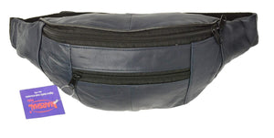 New Marshal genuine soft leather 3 zipper pouch-menswallet