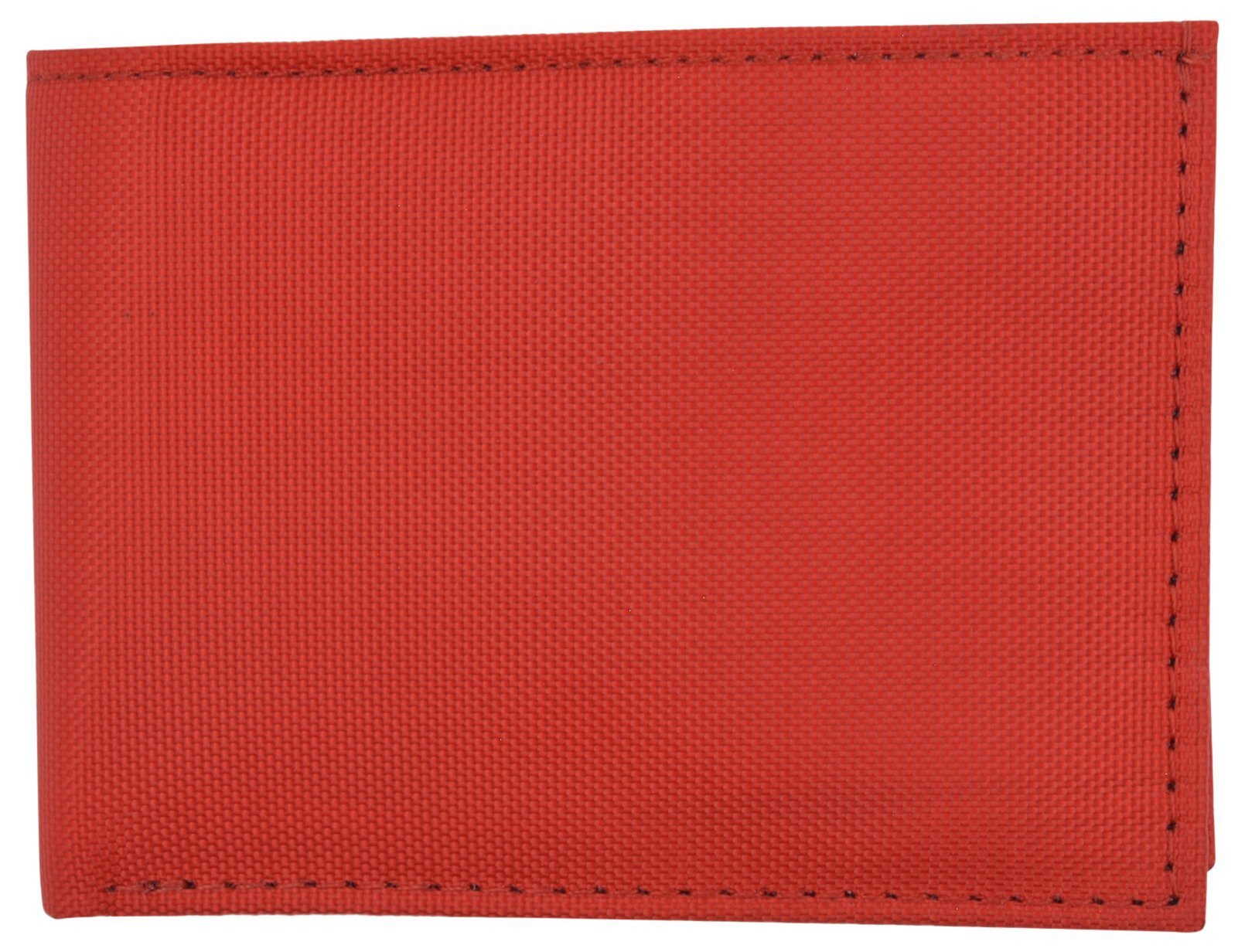Boys Slim Thin Nylon Bifold Wallet With Coin Pouch - Lightweight, Durable, Unisex Design