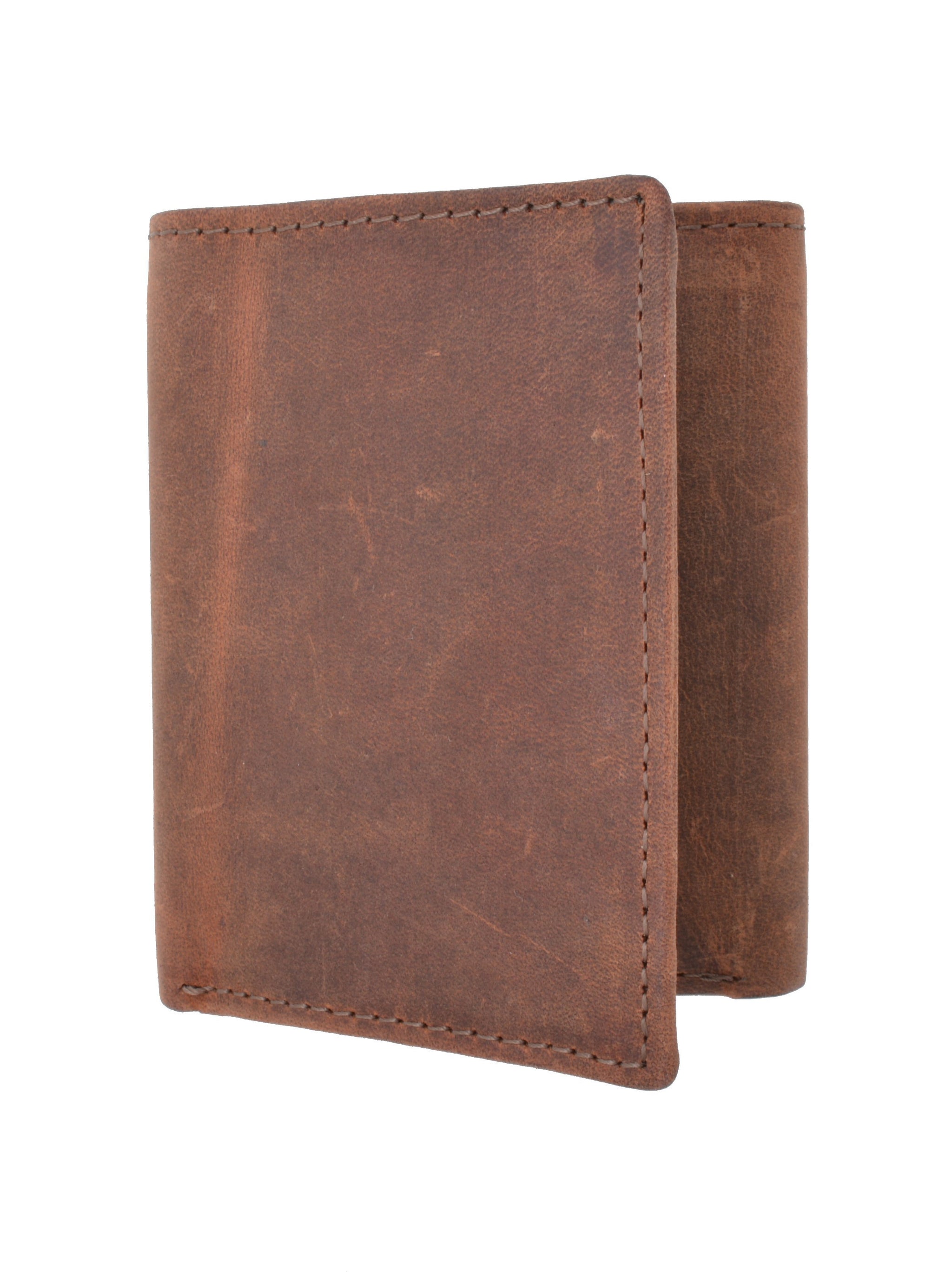 New RFID Blocking Mens Vintage Soft Genuine Leather Classic Trifold Wallet  RFID1107HTC - wallets for men's at mens wallet