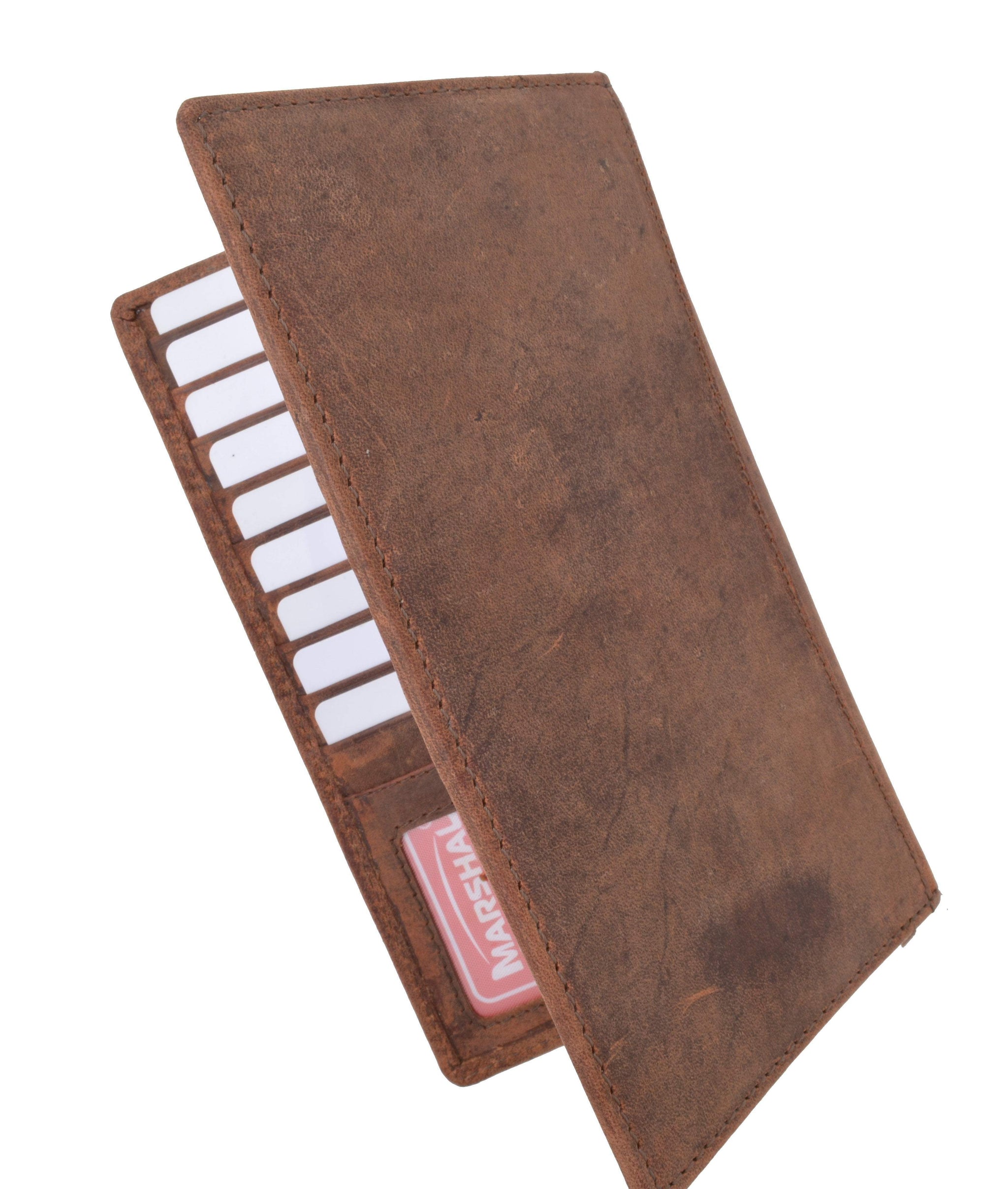 New RFID Blocking Vintage Genuine Leather Bifold Credit Card ID Holder Wallet RFID1529HTC - wallets for men's at mens wallet