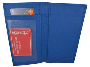 Brand New Hand Crafted Genuine Soft Leather Checkbook Cover simple-156-menswallet