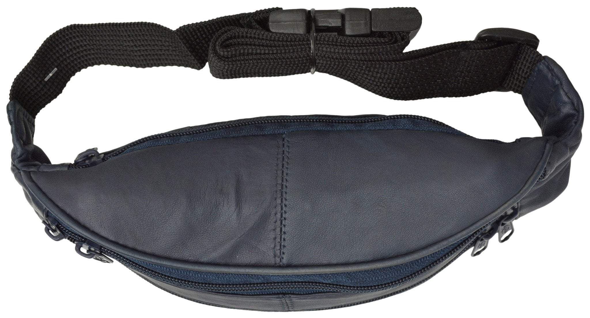 Slim Design Leather Fanny Packs Many Colors 7310 (C) - wallets for men's at mens wallet