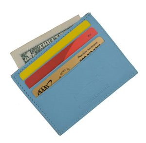 Swiss Marshal Slim Thin ID Credit Card Money Holder Genuine Leather Wallet SM-P270-menswallet