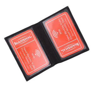 RFID Blocking Slim Thin Premium Soft Leather Credit Card ID Mini Wallet Holder Bifold Driver's License Safe RFIDP1515-menswallet
