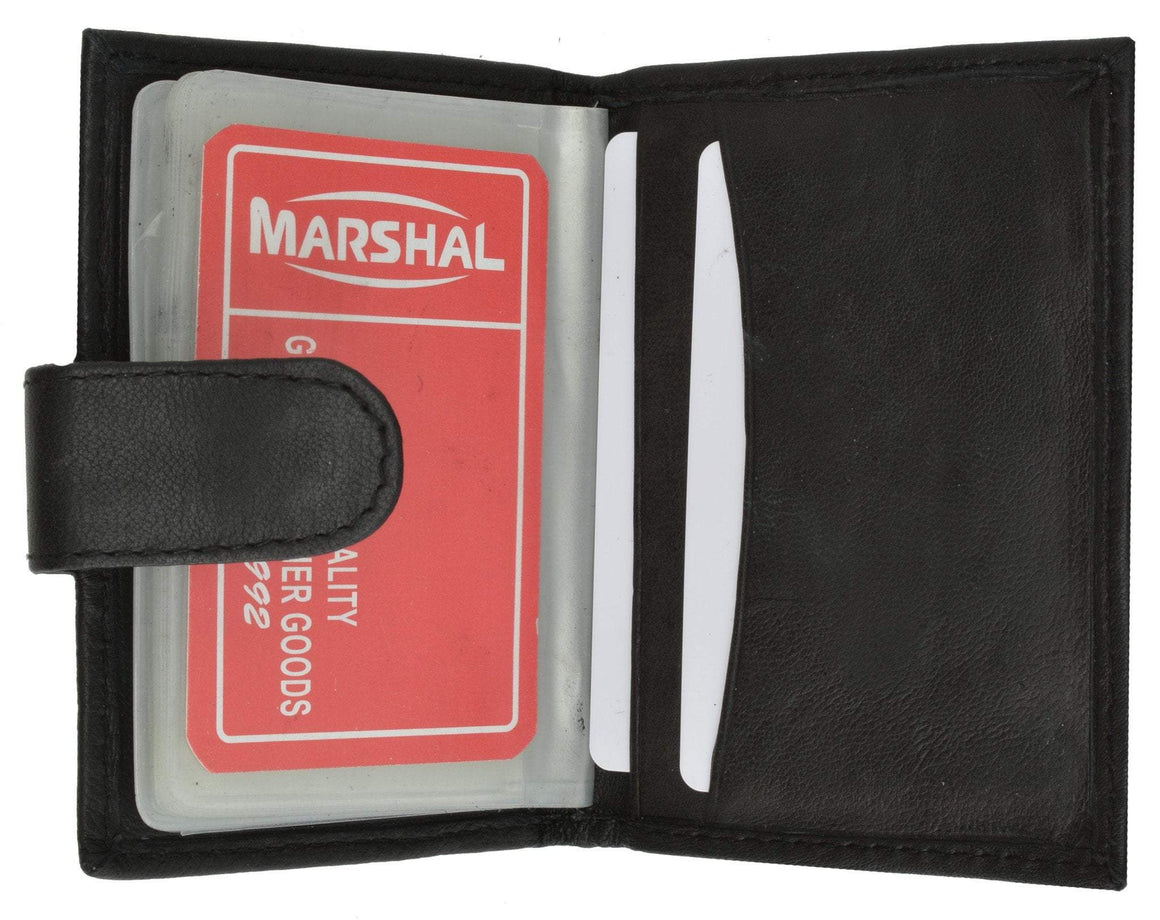 RFID Premium Leather 32 Count Credit Card/business Card Holder with Snap Closure RFID P 570 (C)-menswallet