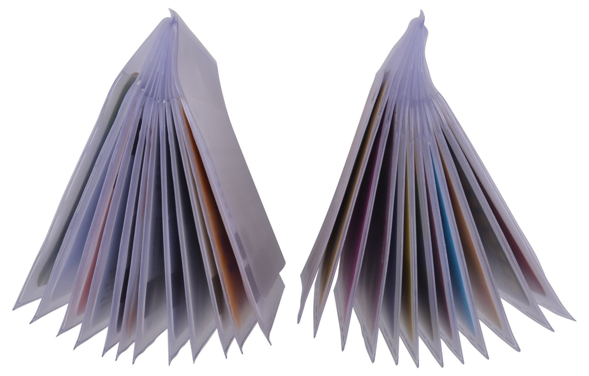 Swiss Marshall SET of 2-12 Page Plastic Wallet Insert Made in USA for Bifold Billfold or Trifolds Side Load-menswallet