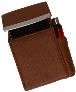 Cigarette Case holder with lighter pocket 92812-menswallet