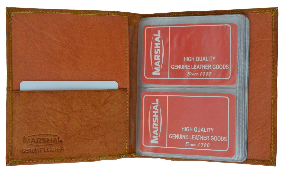 DMFLY Business Card Organizer With Sturdy Cover, 240 Cards Capacity