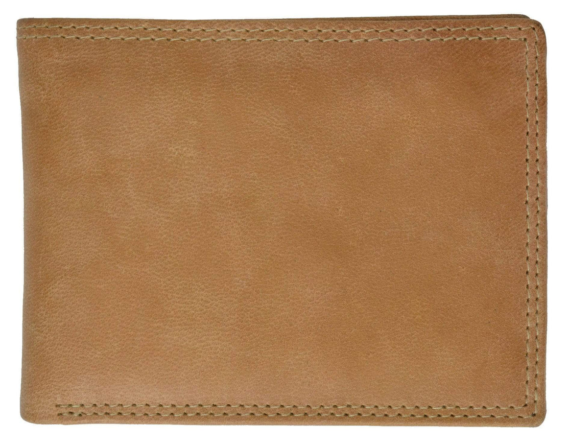 Hunter Leather Series Slim Trim Mens Bifold Wallet HU 1308-menswallet