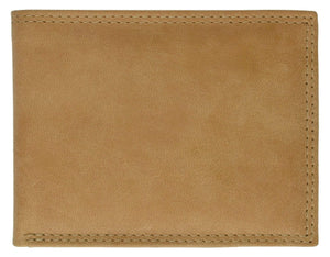 Hunter Series Mens Leather Card Holder Bifold Wallet HU 1310-menswallet