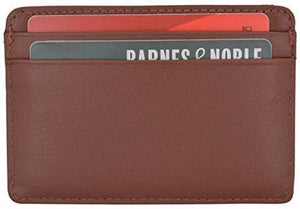 Moga Slim Leather Wallet Credit Card Case Sleeve Card Holder With ID Window-menswallet