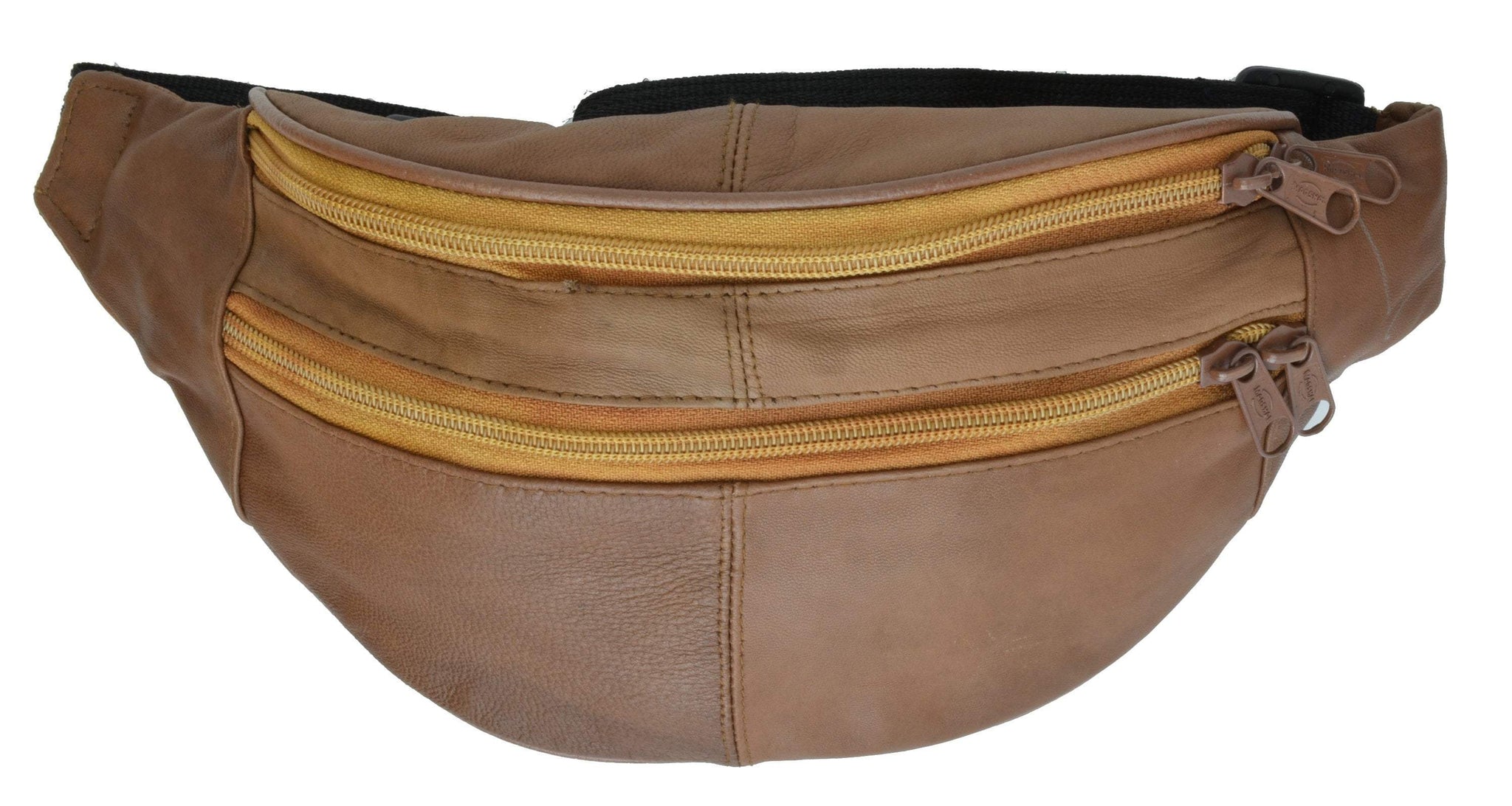 Slim Genuine Leather Waist Pouch Fanny Pack Multiple Colors - wallets for men's at mens wallet