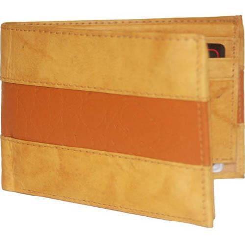 Special Series Genuine Leather Mens Double Flap Up 4 ID Windows Bifold Wallet 5532 CF - wallets for men's at mens wallet