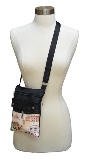 Women's Designer Crossbody Handbag with Art Prints By Marshal-menswallet