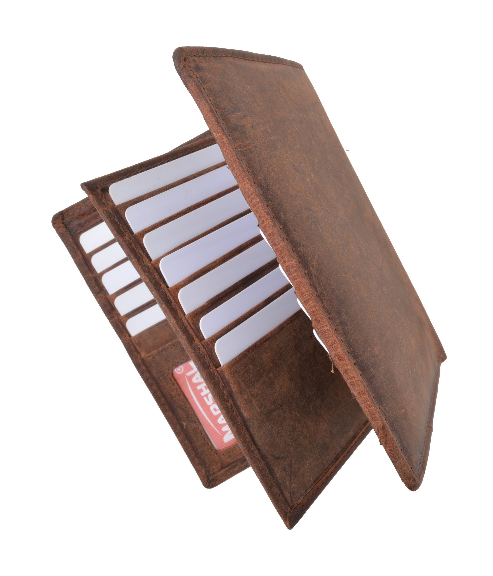 Vintage Genuine Leather RFID Blocking Bifold Hipter Multi Card ID Holder Men's Wallet RFID5502HTC - wallets for men's at mens wallet