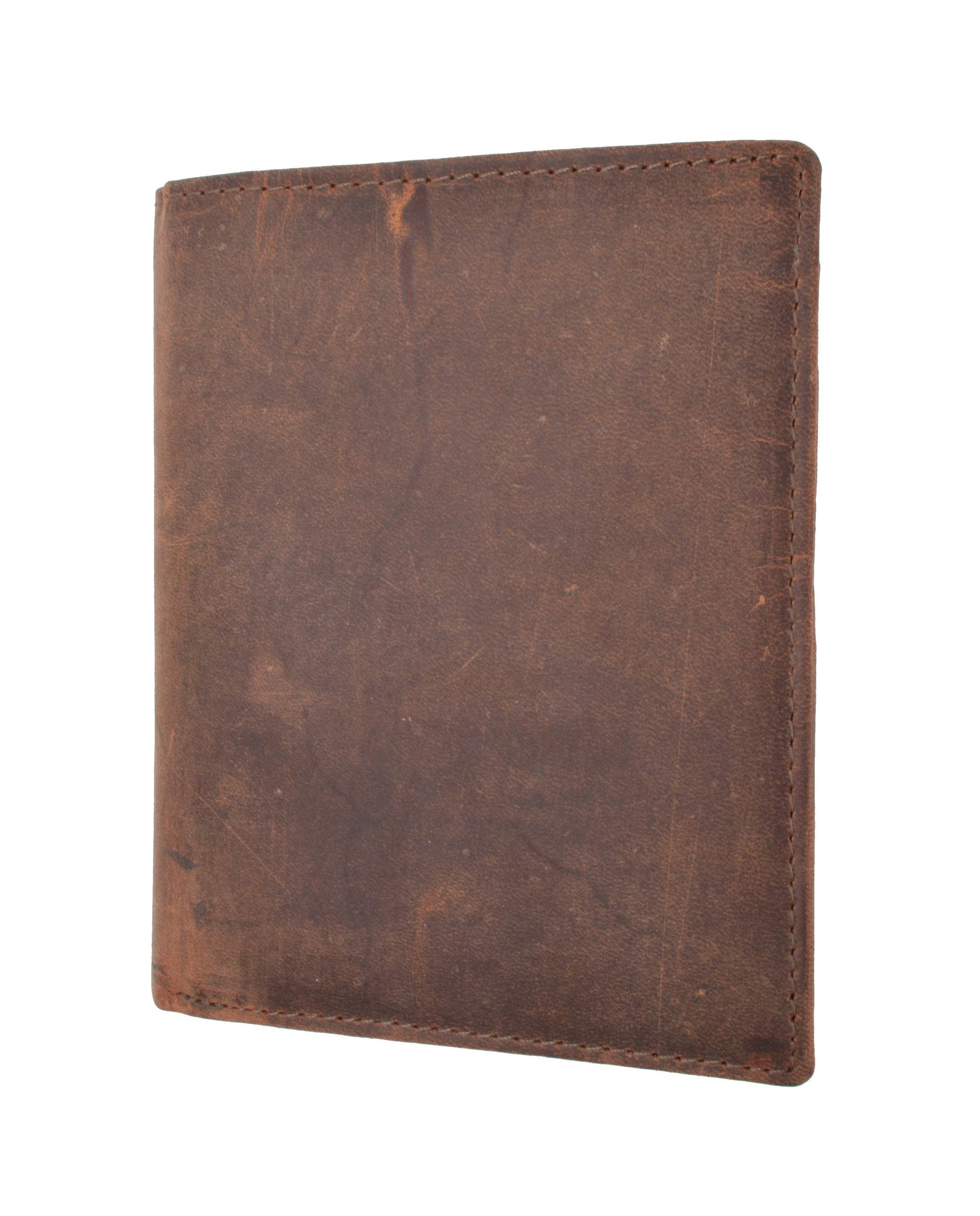 Vintage Genuine Leather RFID Blocking Bifold Hipter Multi Card ID Holder Men's Wallet RFID5502HTC - wallets for men's at mens wallet